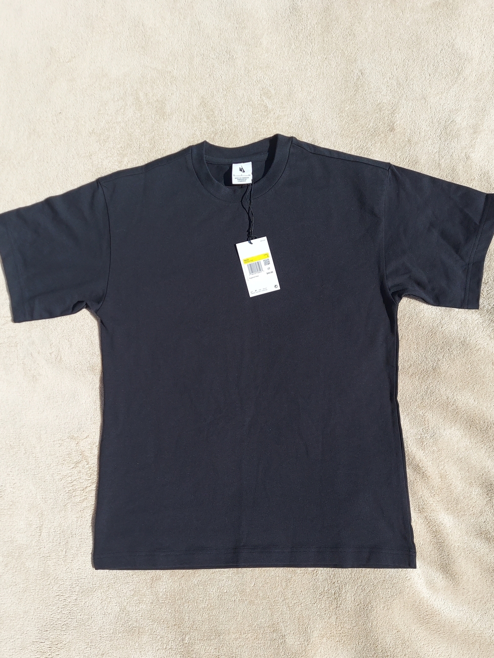 Nike Black Basic Short Sleeve Crew-Neck T‑Shirt Men's Size Small NWT Work School